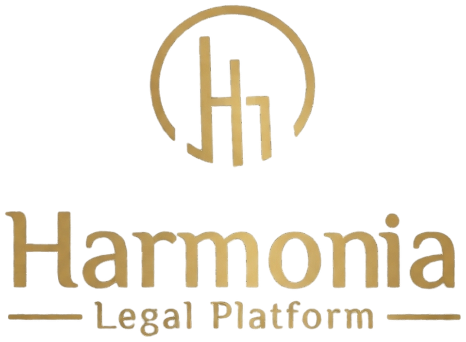 Original gold Harmonia Legal Platform logo